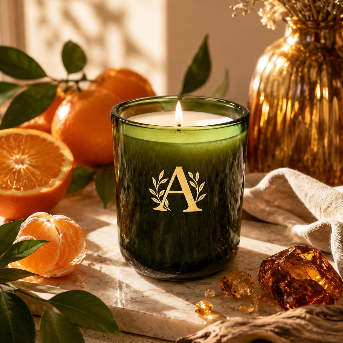 Mandarin Glow Candle