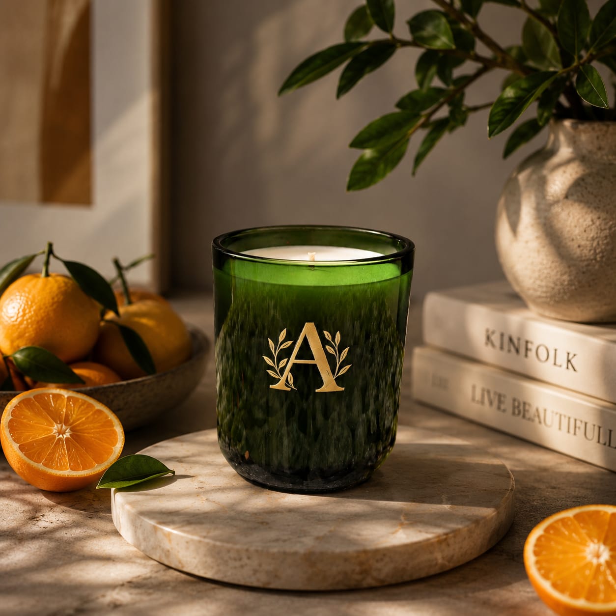 Mandarin Glow Candle