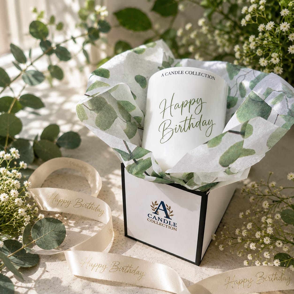 Happy Birthday Candle - choose Your scent