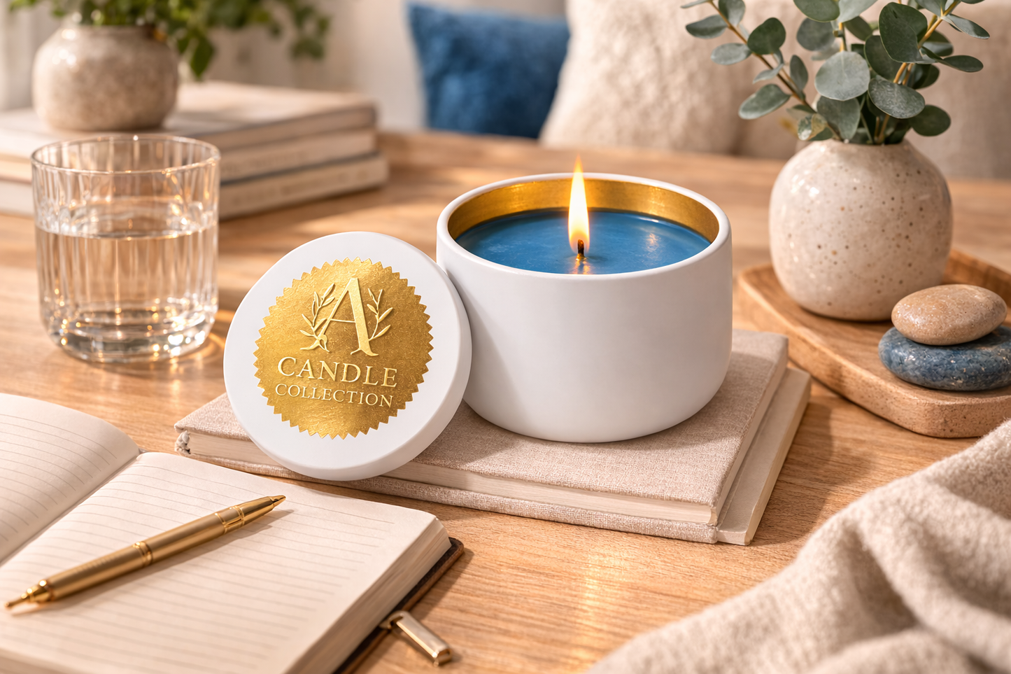 Blue Soy Candle 90g
